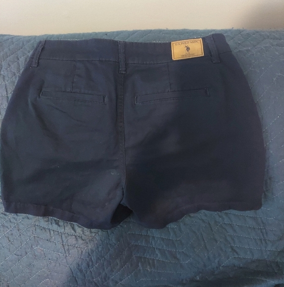 U.S.‎ Polo Assn. Womens Navy Blue Shorts Size 9 - Picture 1 of 7